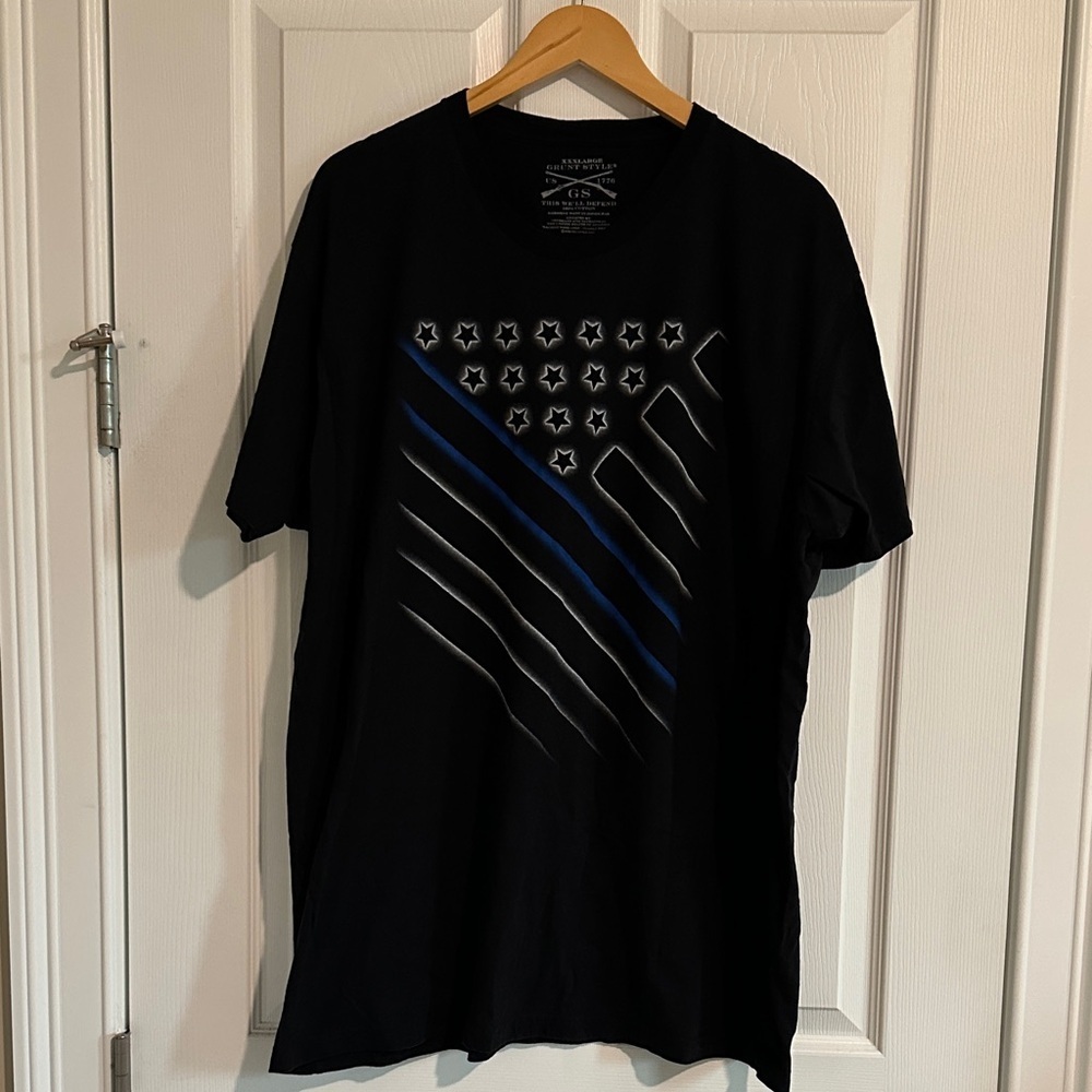 Grunt Style Back the Blue Graphic T-Shirt